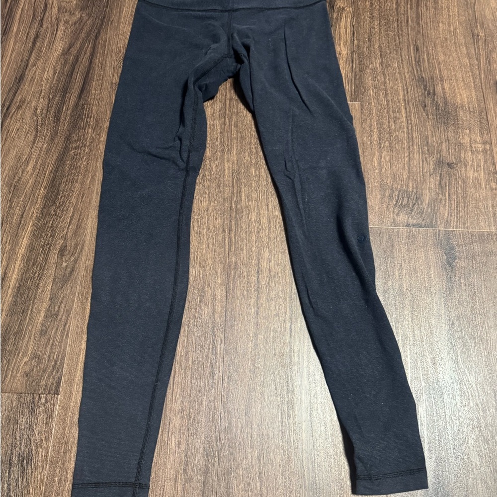 Lululemon Athletica Black Leggings Full-Length Stretchy (200)